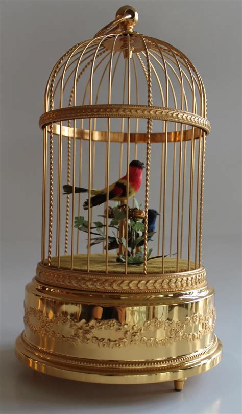 Yellow Singing Bird Music Box 